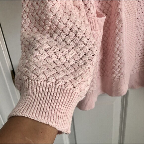 Hasting & Smith Sweater Women's PINK Cardigan, Open Front, 2 pockets, Knit, (96) - Picture 4 of 5